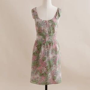 J. Crew Caspia dress in crinkled silk